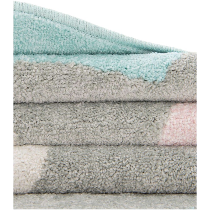 Tapete Fantasia Oso Feliz en Azul