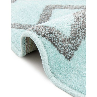 Tapete Fantasia Oso Feliz en Azul