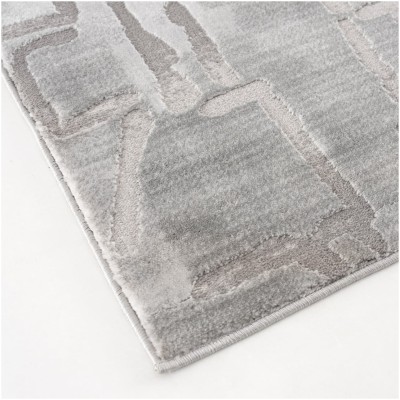 Tapete Aba Trazos Aleatorios en Gris