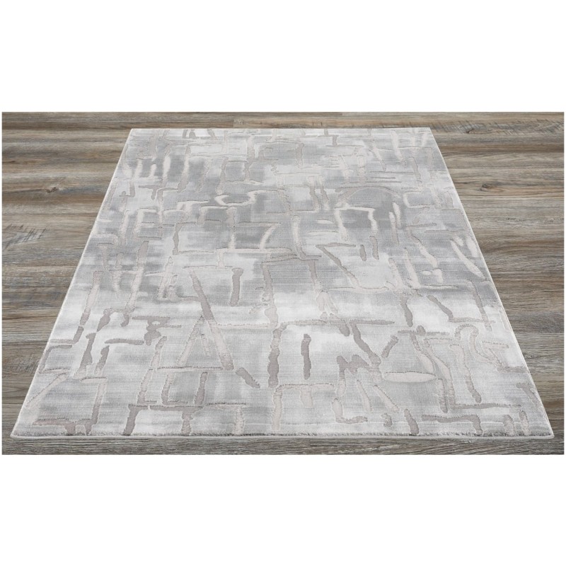 Tapete Aba Trazos Aleatorios en Gris