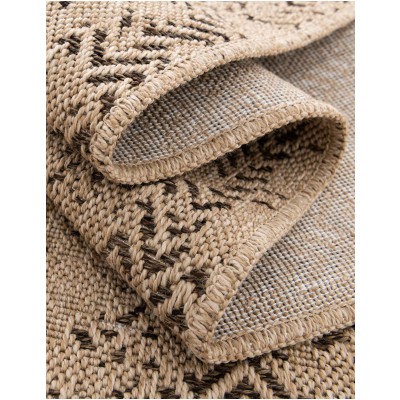 Tapete Dunas Chevron Desvanecido en Natural