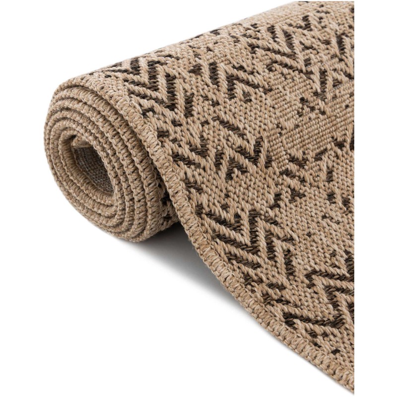 Tapete Dunas Chevron Desvanecido en Natural