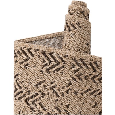 Tapete Dunas Chevron Desvanecido en Natural