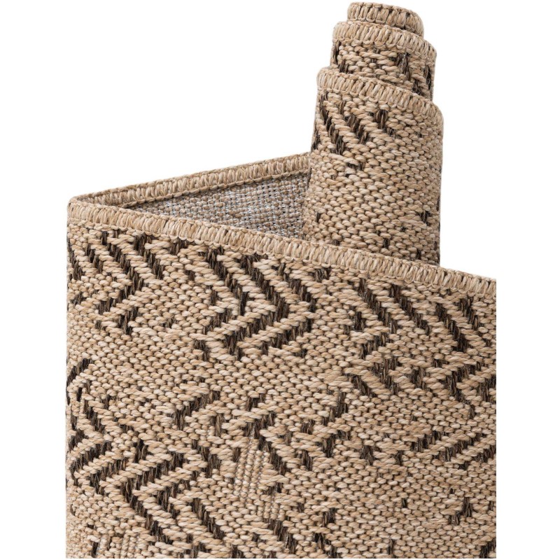 Tapete Dunas Chevron Desvanecido en Natural