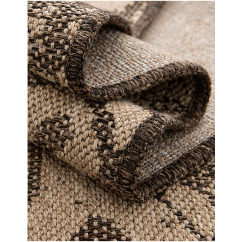 Tapete Dunas Tribal Desvanecido en Natural