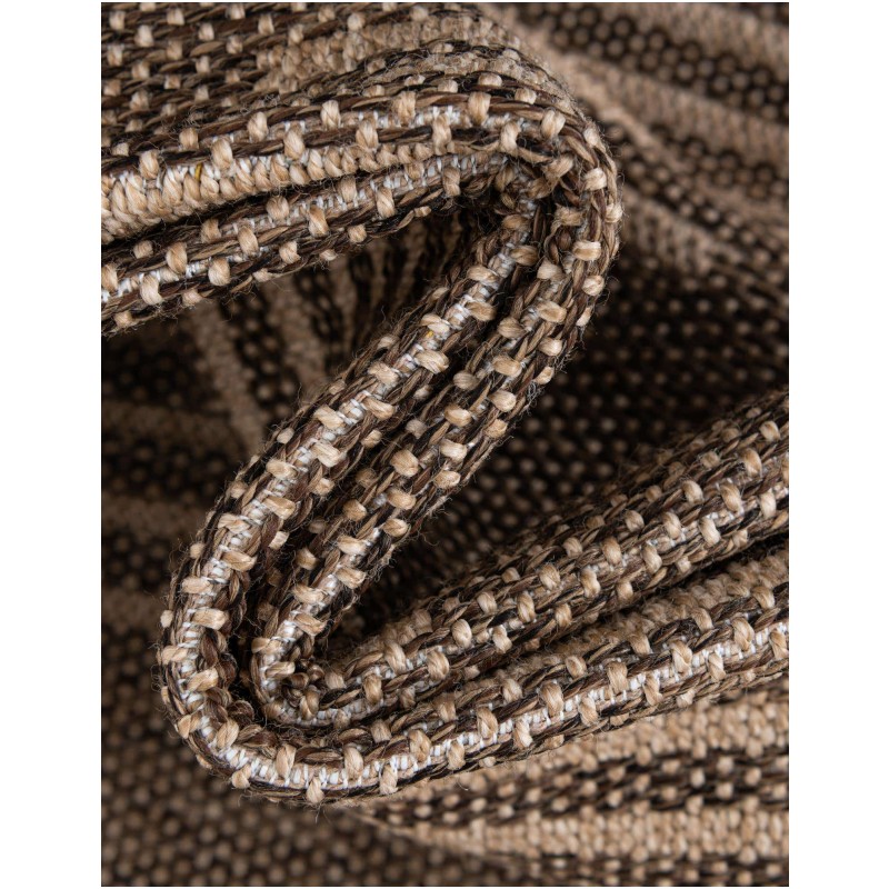 Tapete Dunas Moderno en Café con Natural