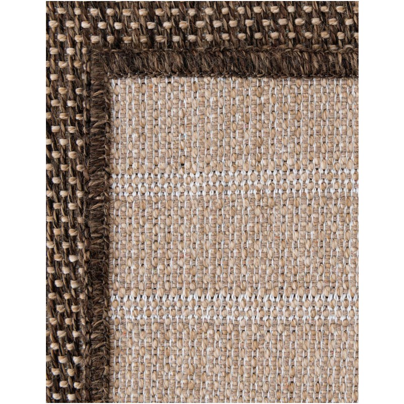 Tapete Dunas Moderno en Café con Natural