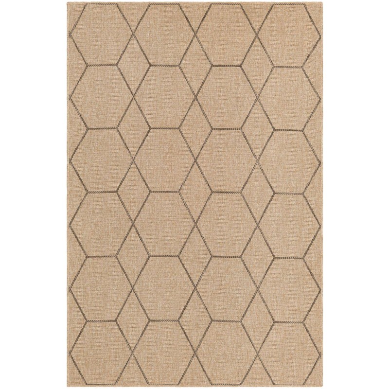 Tapete Dunas Enrejado Moderno Natural