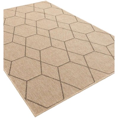 Tapete Dunas Enrejado Moderno Natural