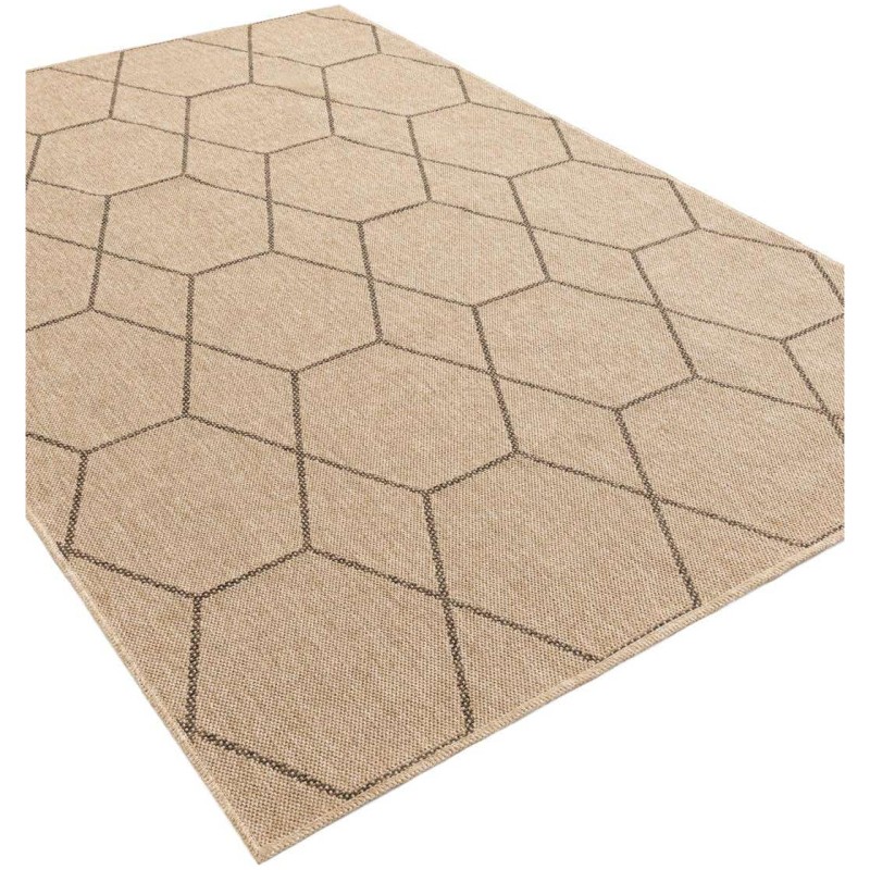 Tapete Dunas Enrejado Moderno Natural