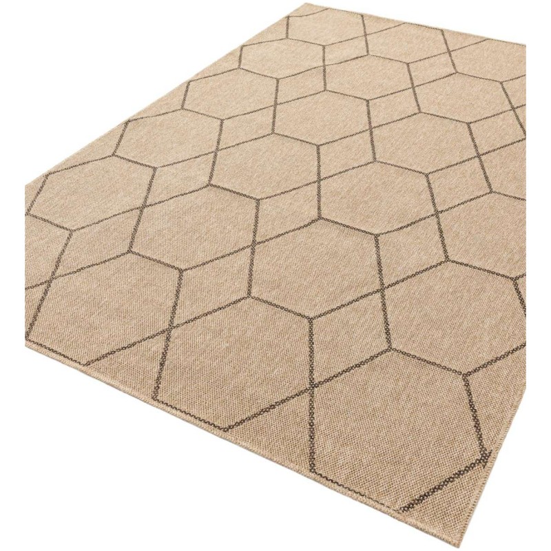 Tapete Dunas Enrejado Moderno Natural