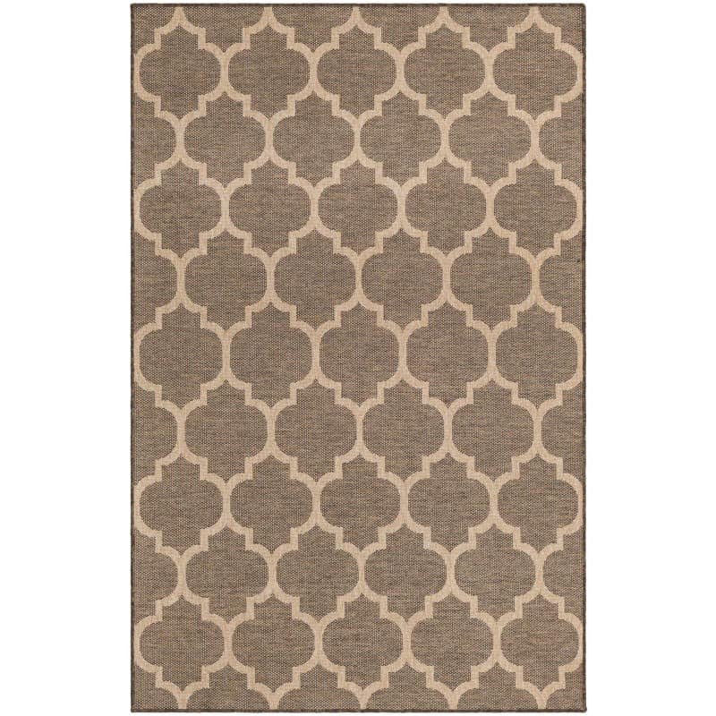 Tapete Dunas Enrejado Marroquí Café con Natural