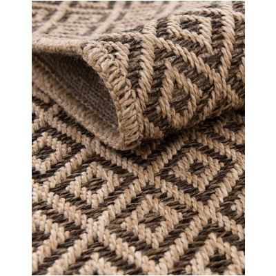 Tapete Dunas Rombos en Natural