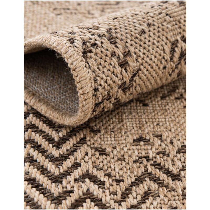 Tapete Dunas Chevron Desvanecido en Natural