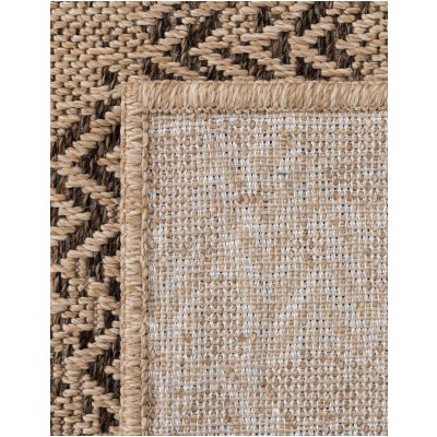 Tapete Dunas Chevron Desvanecido en Natural