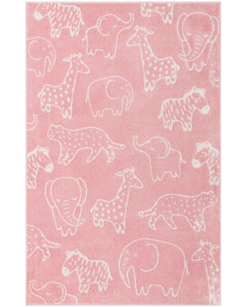 Tapete Fantasia Animalitos en Rosa