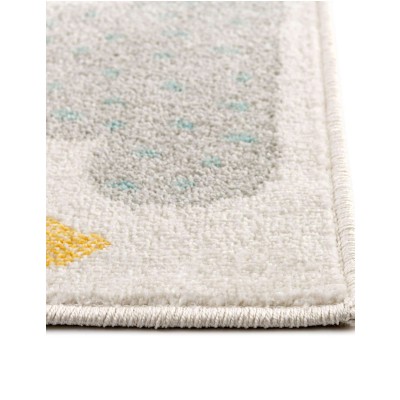 Tapete Fantasia Arcoiris y Nubecitas en Marfil