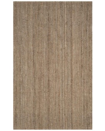 Tapete Nudo Grueso de Yute con Toque Gris