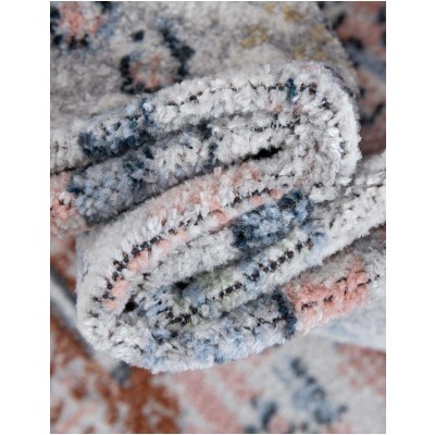 Tapete Lavable Camila Medallon Bordeado