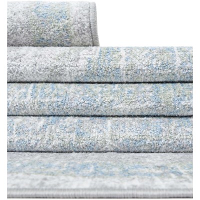 Tapete Lavable Camila Diamante Gris Verdoso