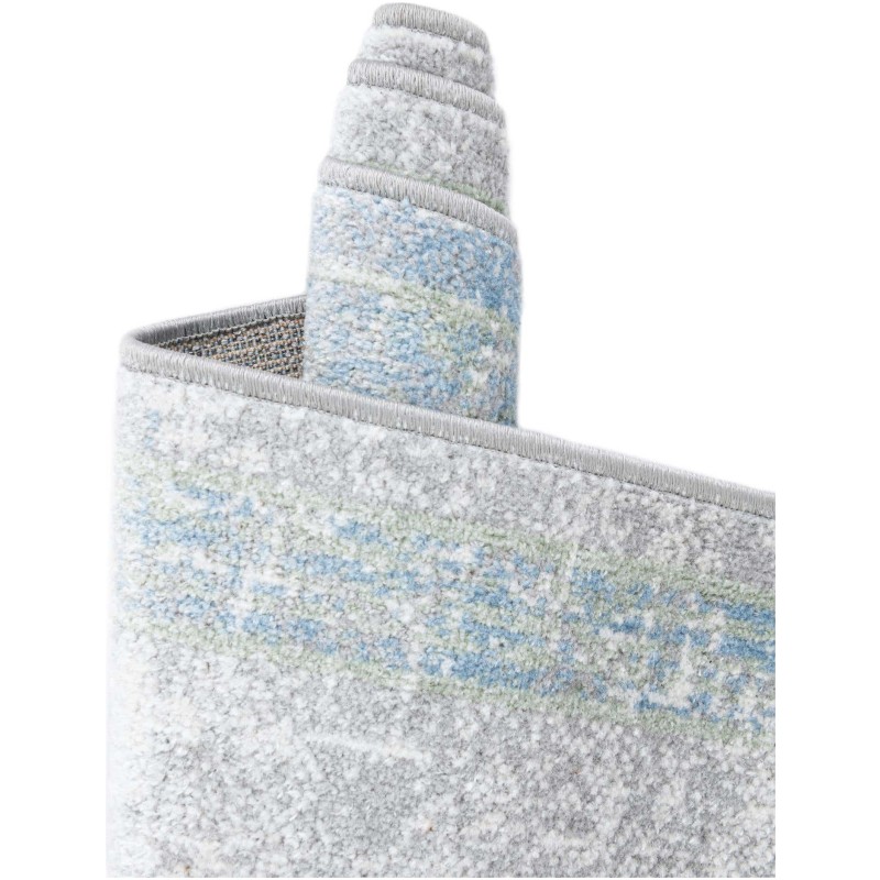 Tapete Lavable Camila Diamante Gris Verdoso