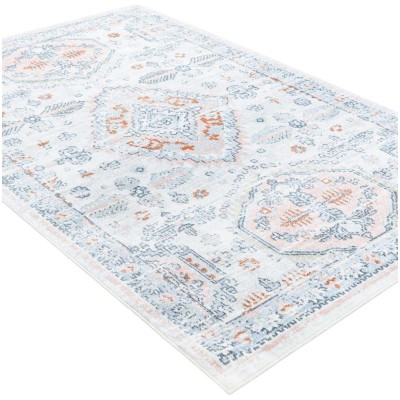 Tapete Lavable Camila Medallon Bordeado