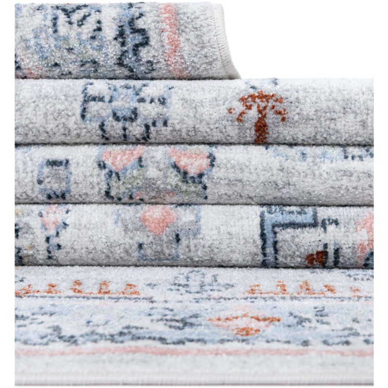 Tapete Lavable Camila Medallon Bordeado