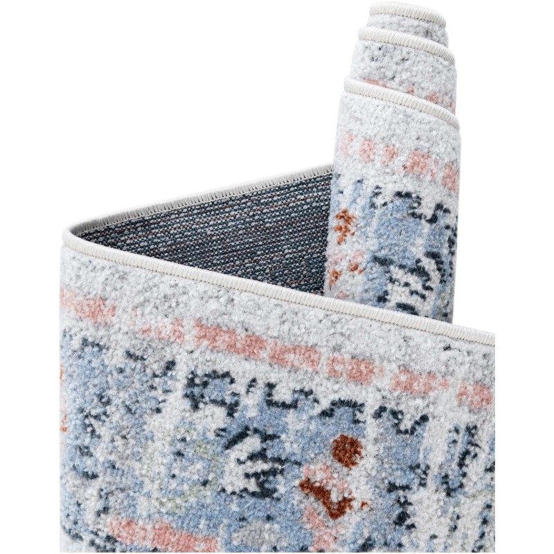 Tapete Lavable Camila Medallon Bordeado