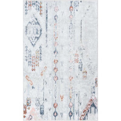 Tapete Lavable Camila Tribal Gris