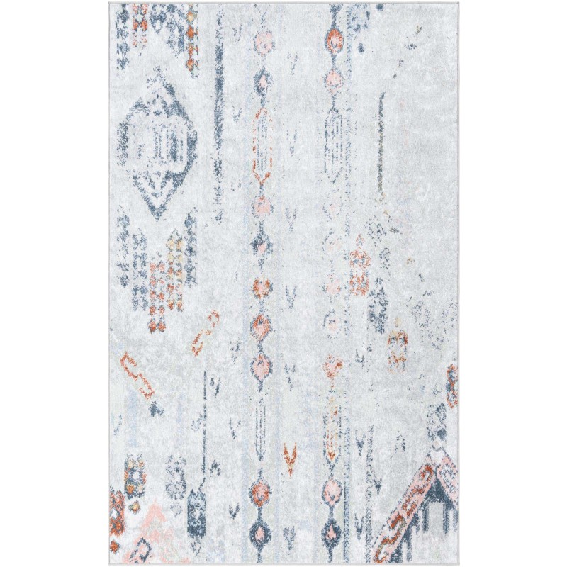 Tapete Lavable Camila Tribal Gris