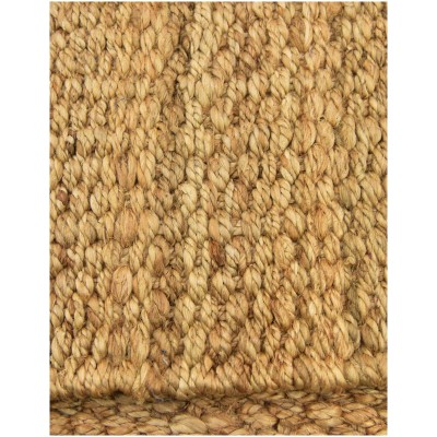 Tapete de Yute Nudos con Flecos Natural