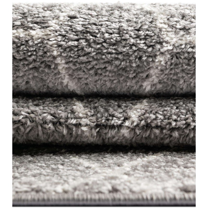 Tapete Enrejado Geométrico en Gris Claro