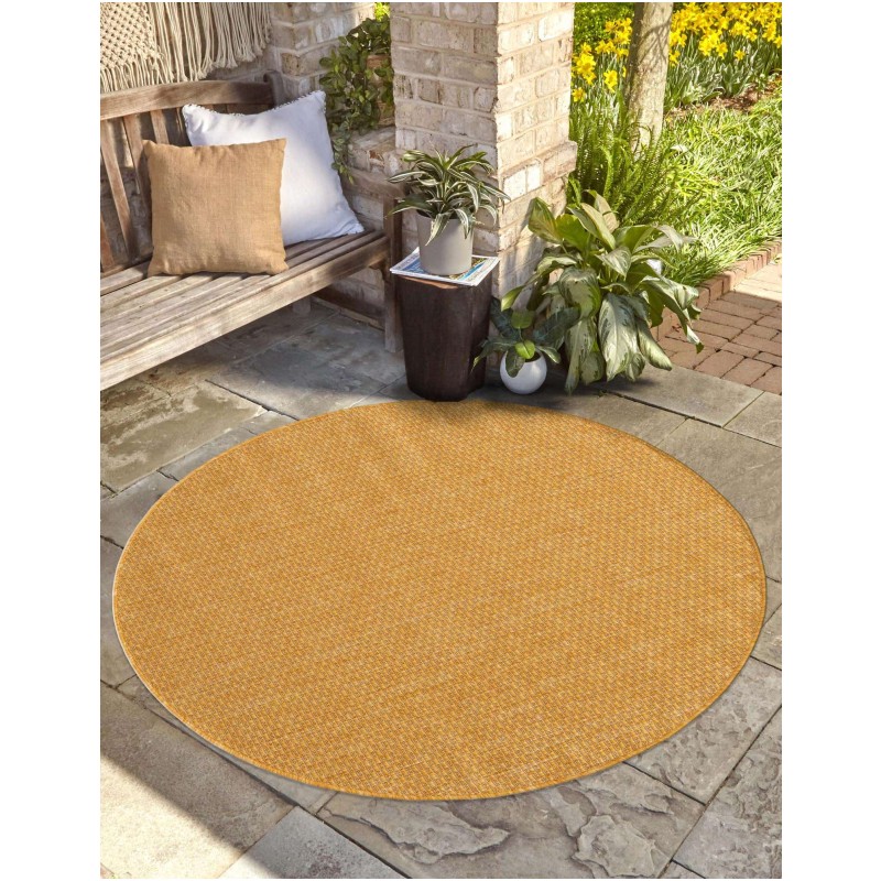 Tapete Solido Exterior en Amarillo