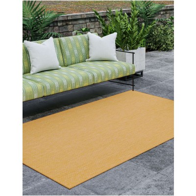 Tapete Solido Exterior en Amarillo