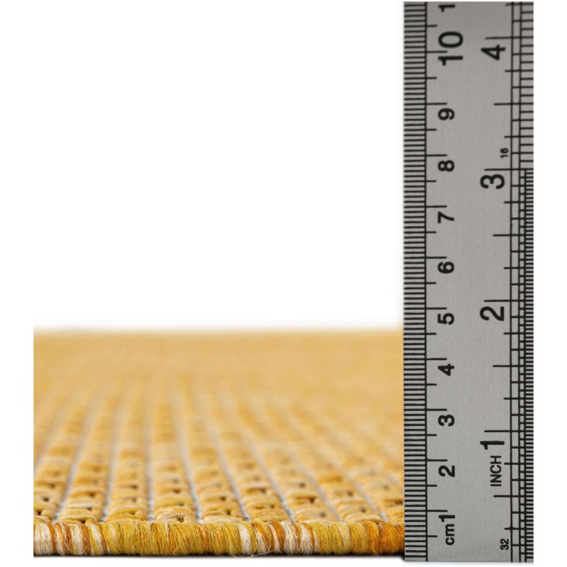 Tapete Solido Exterior en Amarillo