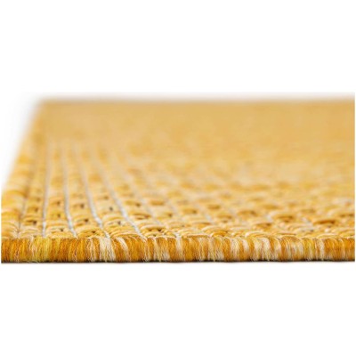 Tapete Solido Exterior en Amarillo