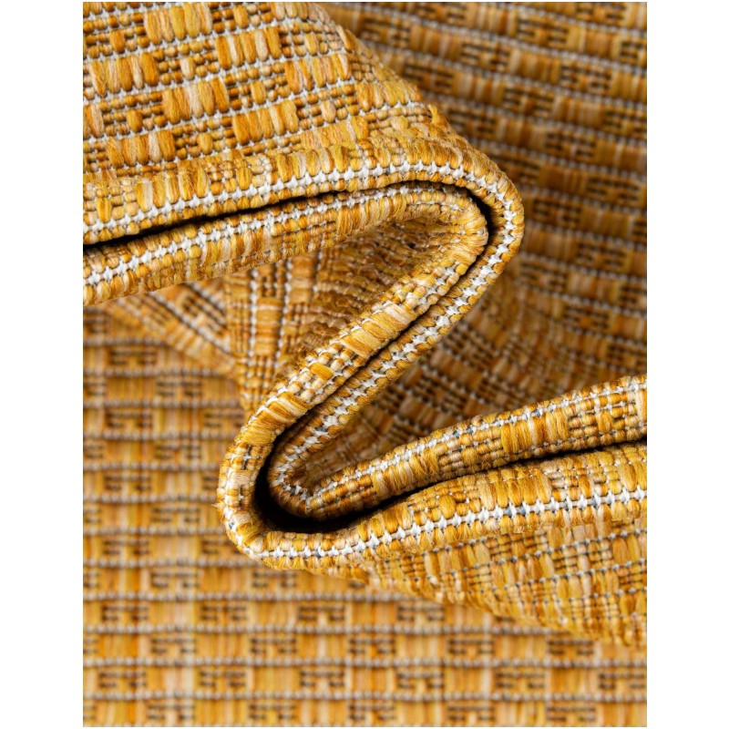 Tapete Solido Exterior en Amarillo