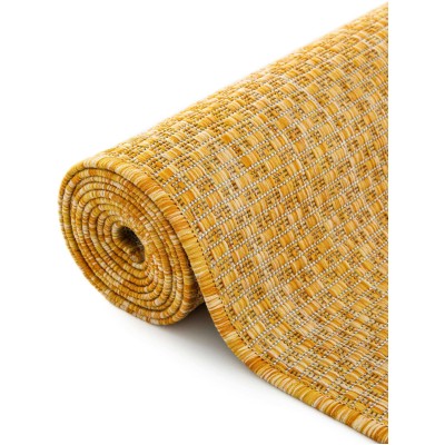 Tapete Solido Exterior en Amarillo