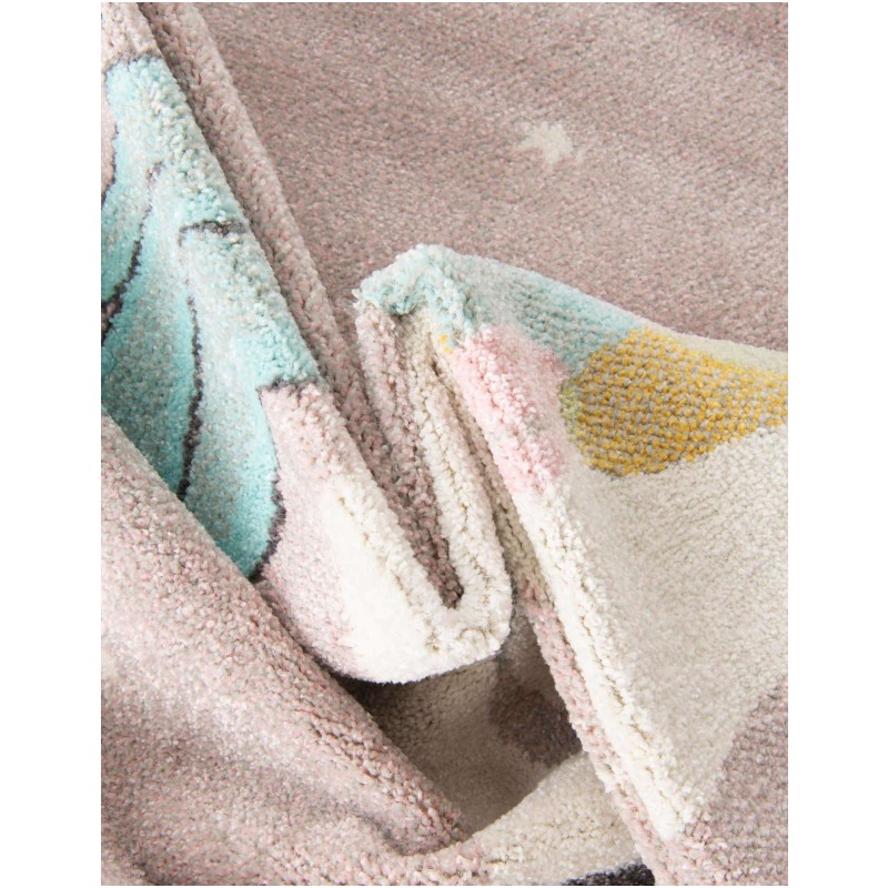 Tapete Fantasia Unicornio en Rosa