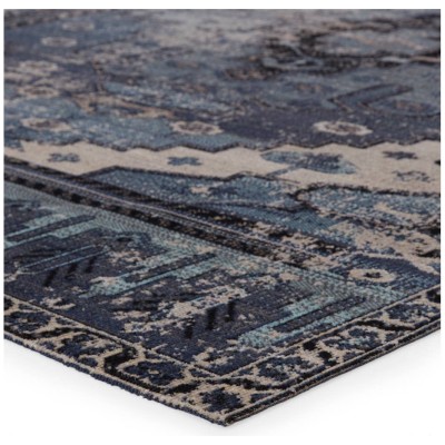 Tapete Estrella Polar Diamante Turco en Azul