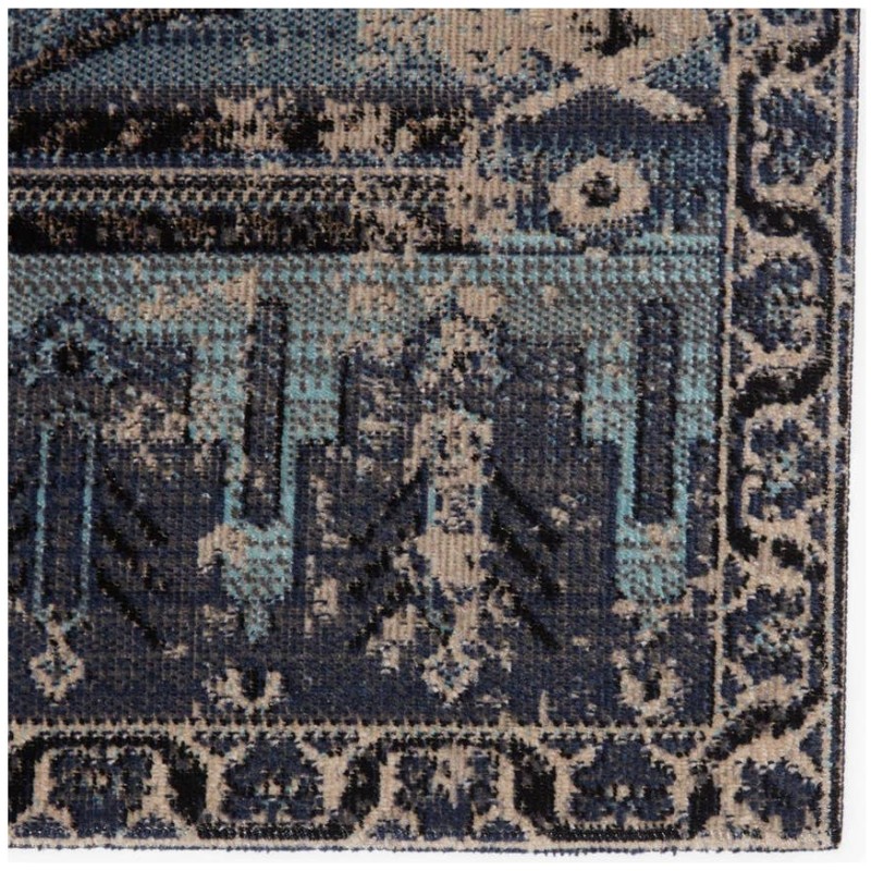 Tapete Estrella Polar Diamante Turco en Azul