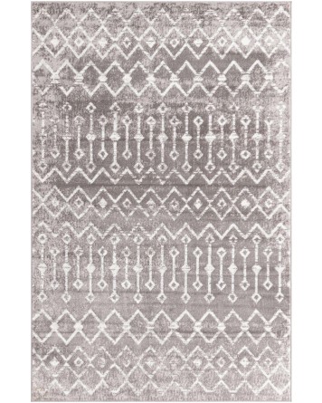 Tapete Bohemio Marroquí en Gris