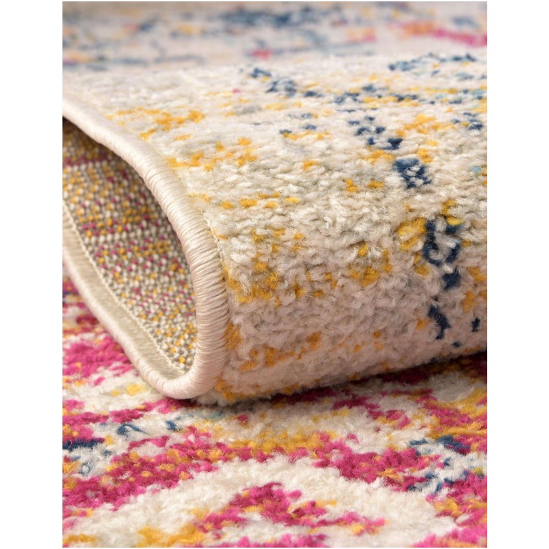 Tapete Magdalena Vintage en Rosa con Gris