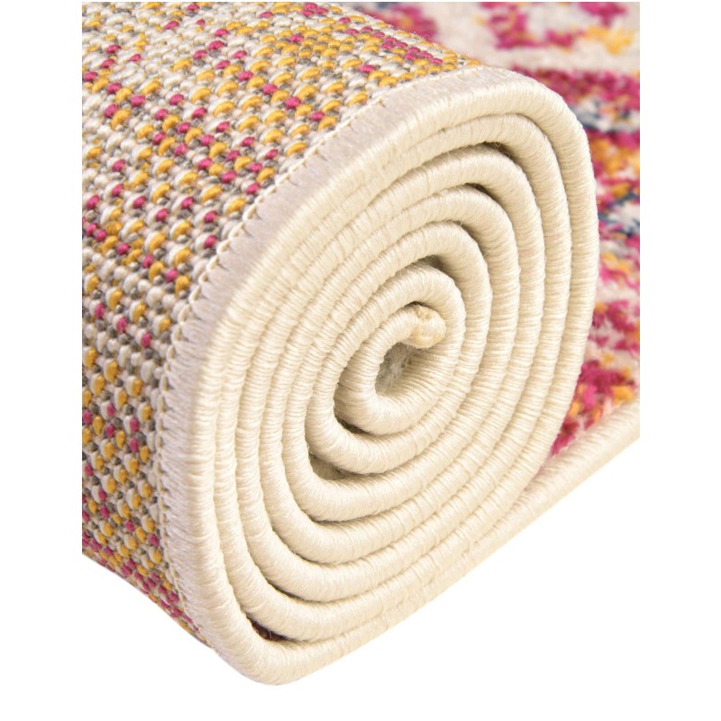 Tapete Magdalena Vintage en Rosa con Gris