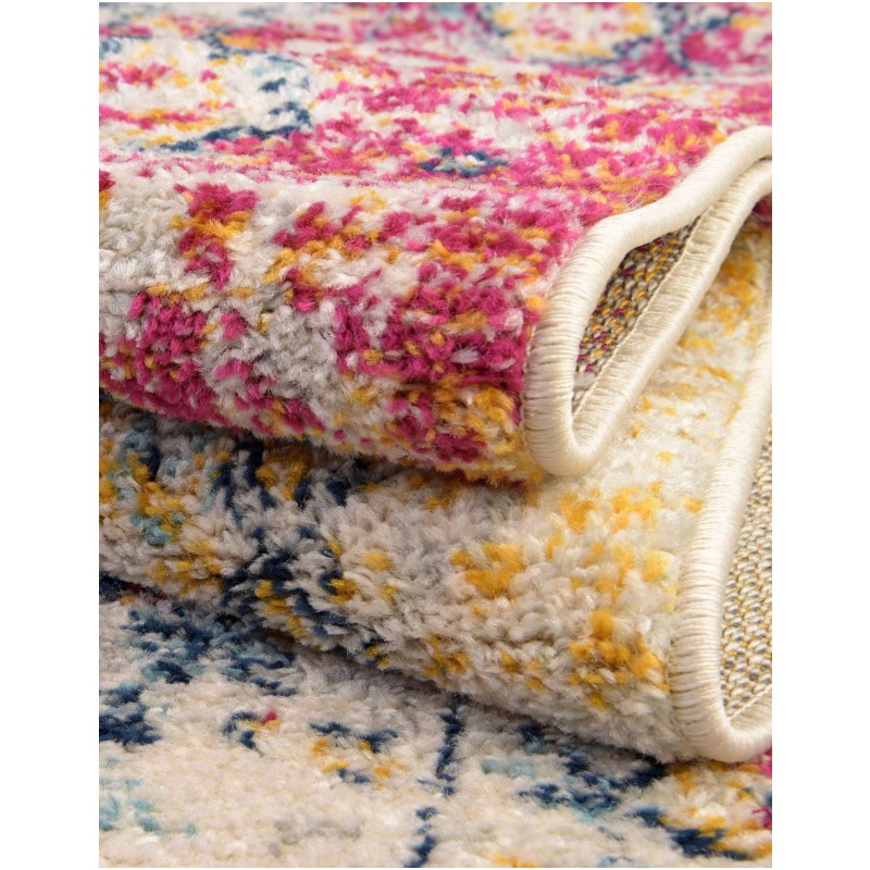 Tapete Magdalena Vintage en Rosa con Gris