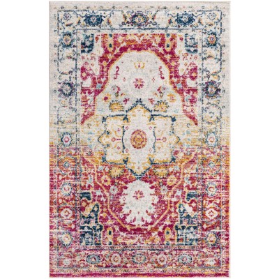 Tapete Magdalena Vintage en Rosa con Gris