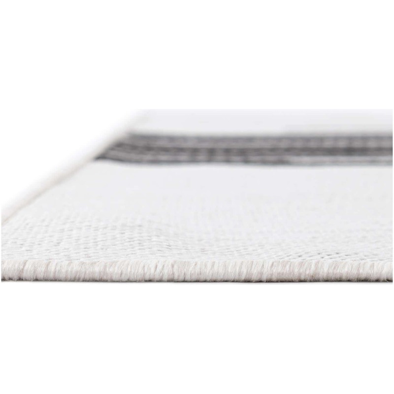 Tapete Moderno Exterior Blanco y Negro Efecto Desvanecido