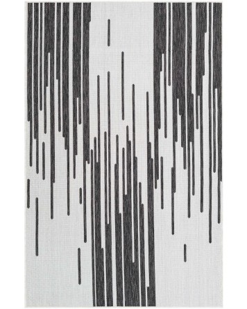 Tapete Moderno Exterior Blanco y Negro Efecto Desvanecido