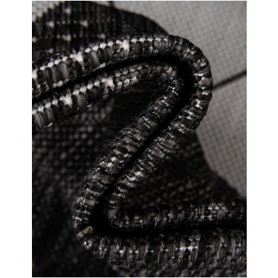 Tapete Moderno Exterior Blanco y Negro de Mosaicos