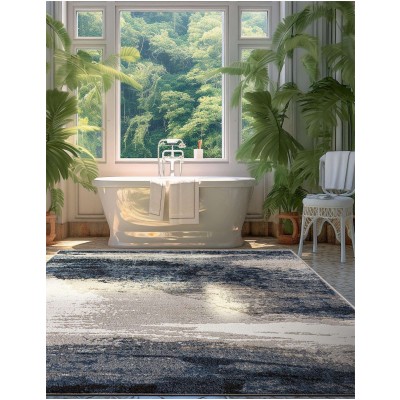 Tapete Acuerdo Abstracto en Azul